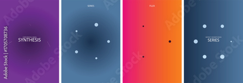 Modern Gradient Vector Poster Template Background