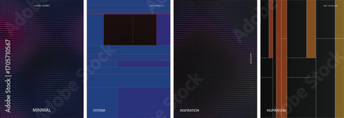 Modern Gradient Vector Poster Template Background
