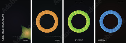 Modern Gradient Vector Poster Template Background