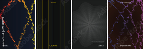 Modern Gradient Vector Poster Template Background