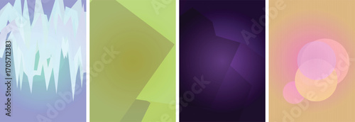 Abstract Geometric Vector Poster Background Design