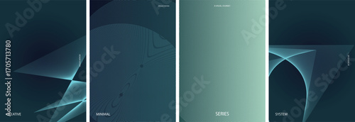 Abstract Geometric Vector Poster Background Design