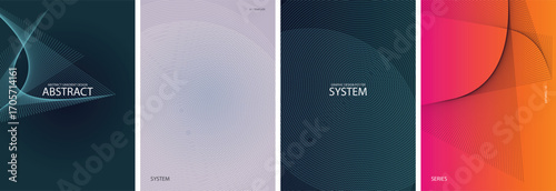 Abstract Geometric Vector Poster Background Design