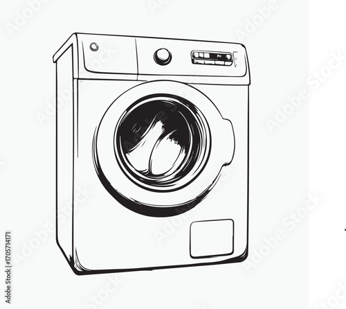 washing machine vector