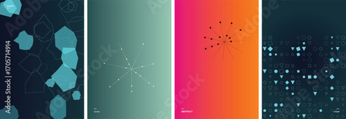 Abstract Geometric Vector Poster Background Design