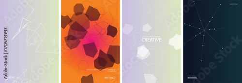 Abstract Geometric Vector Poster Background Design