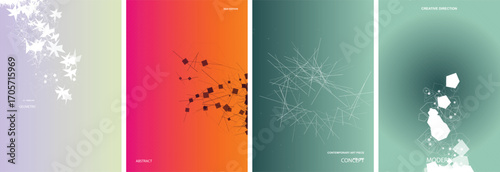 Abstract Geometric Vector Poster Background Design