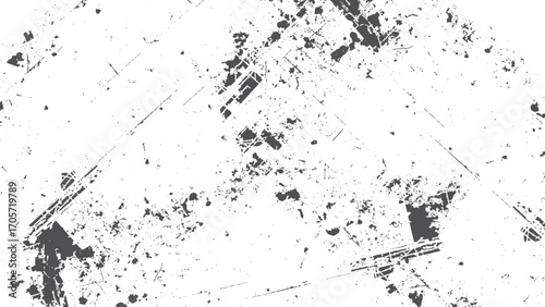 Glitch distorted grunge layer with a textures, lines, halftone dots, Old texture of the wall covered with paint with the effect of damage, dust, 