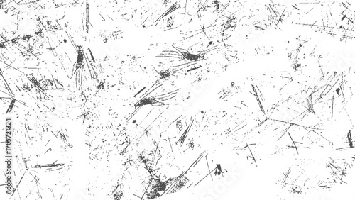 vector texture threshold metal with scratches and cracks, Rough black and white texture vector. Distressed overlay texture. Grunge background.
