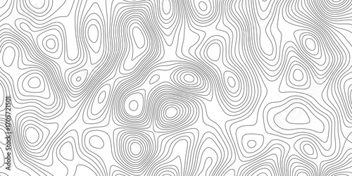Abstract Modern design with White background with topographic wavy pattern design. Geographic abstract grid. Geographic curved, vector illustration.	
