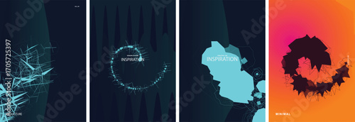 Abstract Geometric Vector Poster Background Design