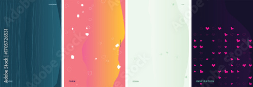 Abstract Geometric Vector Poster Background Design