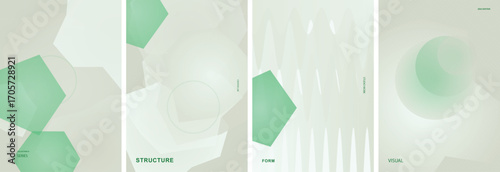 Abstract Geometric Vector Poster Background Design