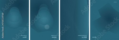 Abstract Geometric Vector Poster Background Design