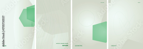 Abstract Geometric Vector Poster Background Design