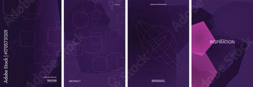 Abstract Geometric Vector Poster Background Design