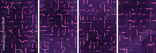 Abstract Geometric Vector Poster Background Design