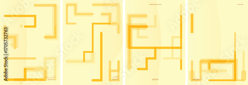 Abstract Geometric Vector Poster Background Design
