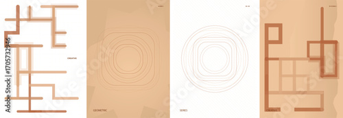 Abstract Geometric Vector Poster Background Design