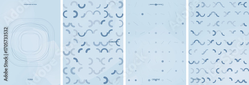 Abstract Geometric Vector Poster Background Design