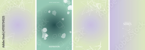 Abstract Geometric Vector Poster Background Design