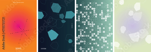 Abstract Geometric Vector Poster Background Design