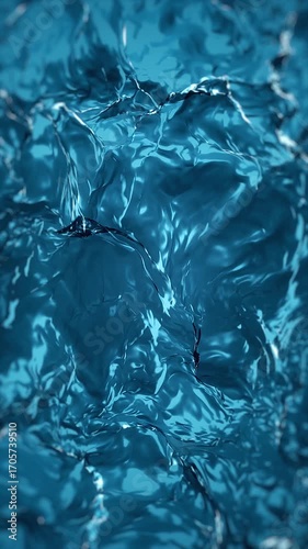 Water Flowing Patterns Fx Texture Vertical Animation Loop/ Animation of an abstract water fx flowing texture background with slow motion liquid patterns streaming seamless looping