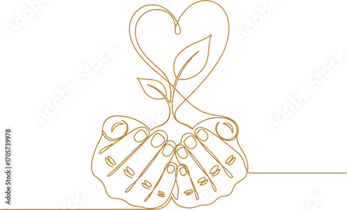 Love, Growth, and Protective Hands