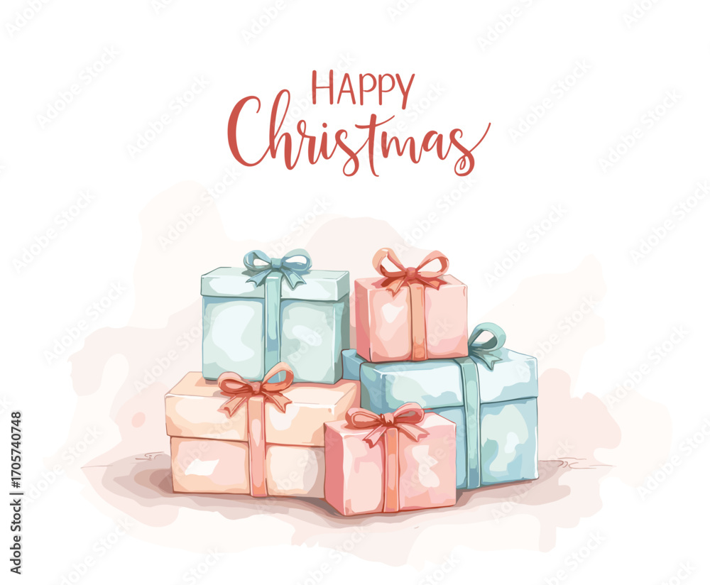 Obraz premium christmas poster, christmas banner, christmas card, christmas flyer, christmas, card, holiday, xmas, vector, design, illustration, snow, winter, year, tree, celebration, happy, new, merry, decoration,