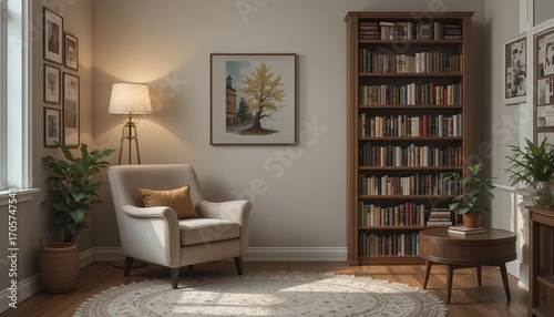Cozy Reading Nook Living Room