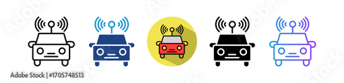 Autonomous Vehicles multiple icon