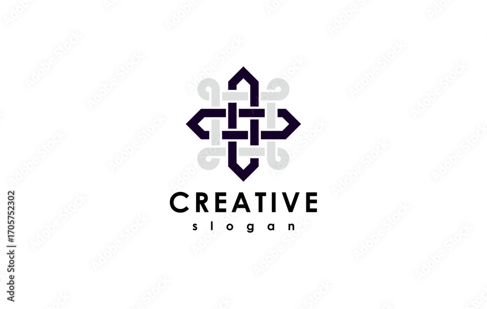 Obraz premium abstract logo vector marketing symbol