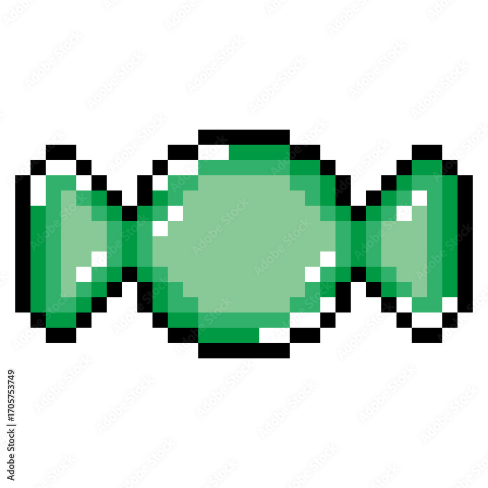 Fototapeta premium Pixel art item simple candy (5)