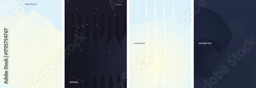 Modern Gradient Vector Poster Template Background