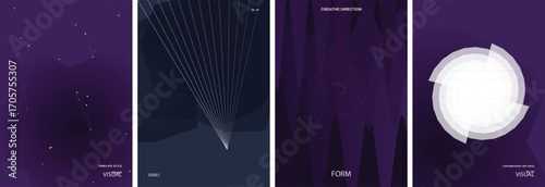 Modern Gradient Vector Poster Template Background