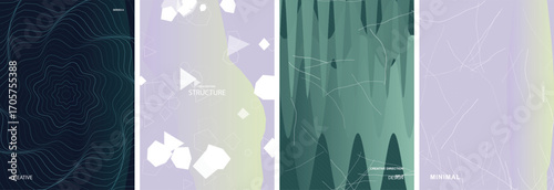 Modern Gradient Vector Poster Template Background