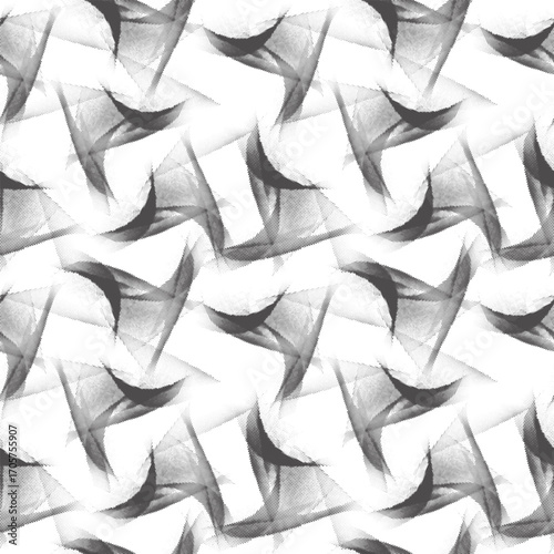 Abstract seamless pattern background isolated on white background