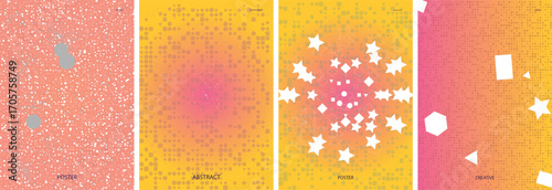 Modern Gradient Vector Poster Template Background