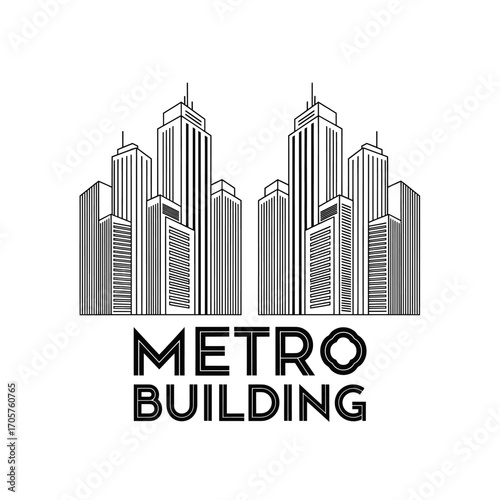 building metro city modern architecture cityscape
