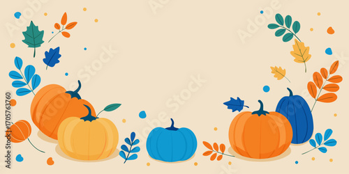 Thanksgiving, autumn background, thanksgiving day background festive autumn, empty space for text. 