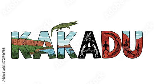 Kakadu National Park Illustration