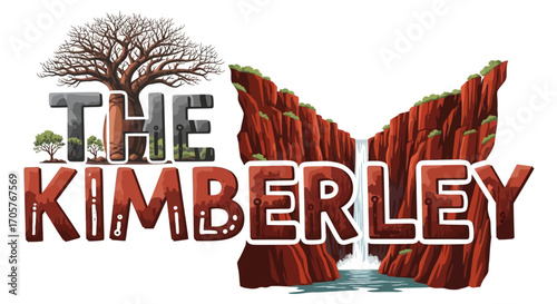 The Kimberley Australia Illustration