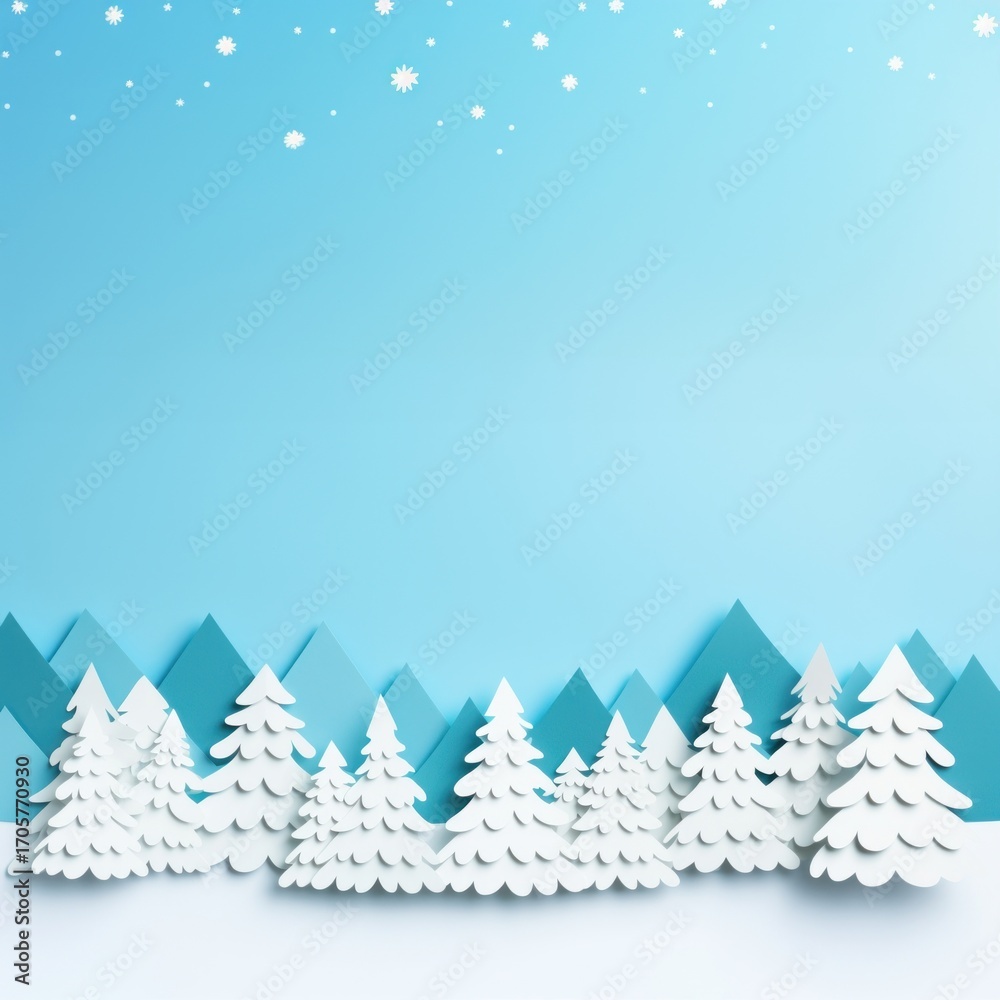 Obraz premium White Christmas tree christmas outdoors nature.