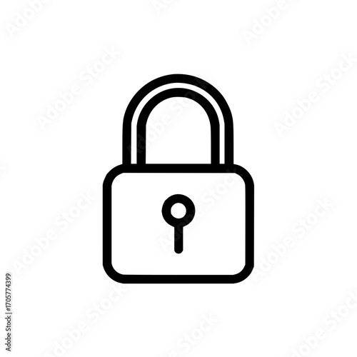 Lock icon security padlock symbol safety access control privacy protection secure data encryption 100 character