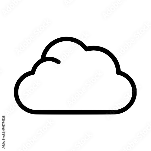 Cloud computing icon vector illustration cloud storage cloud network cloud symbol cloud service cloud shape vector