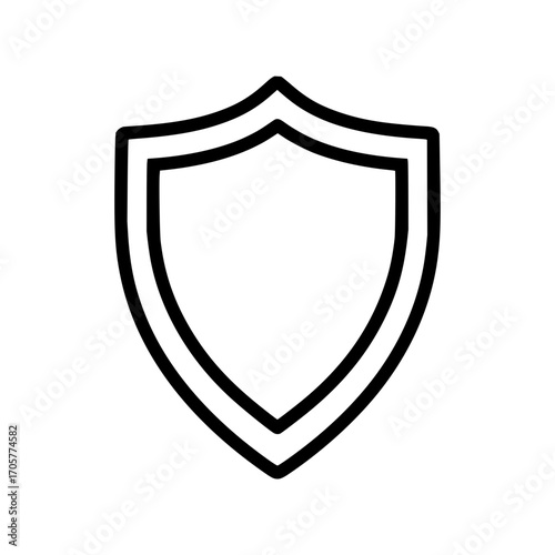 Shield icon vector graphic protection security defense safety guard secure badge emblem armor symbol 100 px