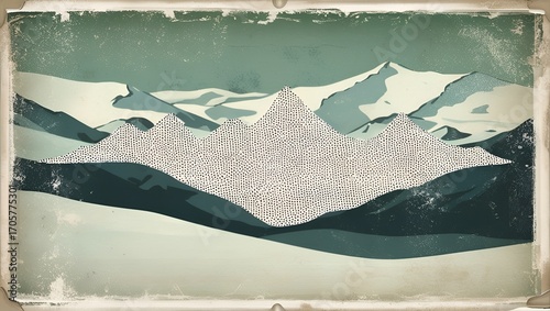 Pointillist Grunge Texture Overlay – Abstract Speckled Vintage Background for Design Projects