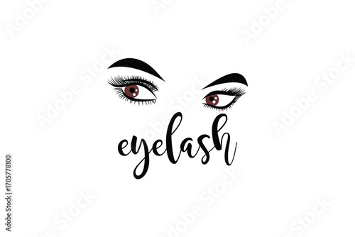 Eyelash and Brow Beauty Logo
