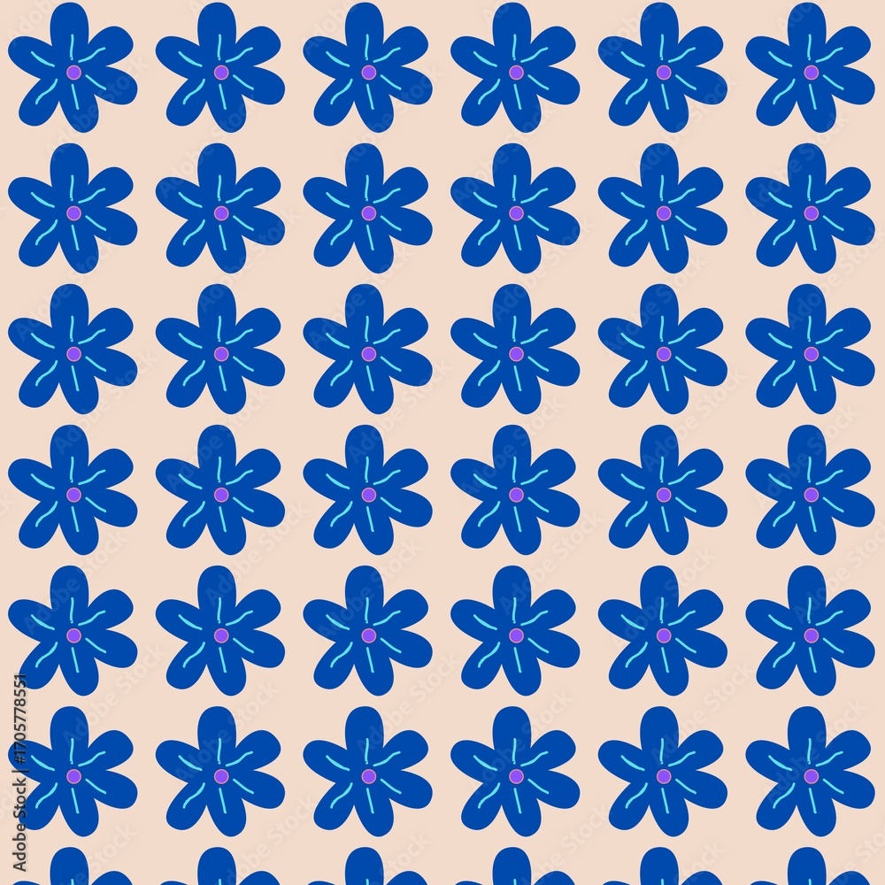 Fototapeta premium seamless floral pattern
