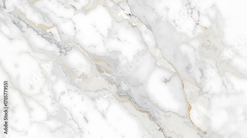 White marble with subtle beige veining